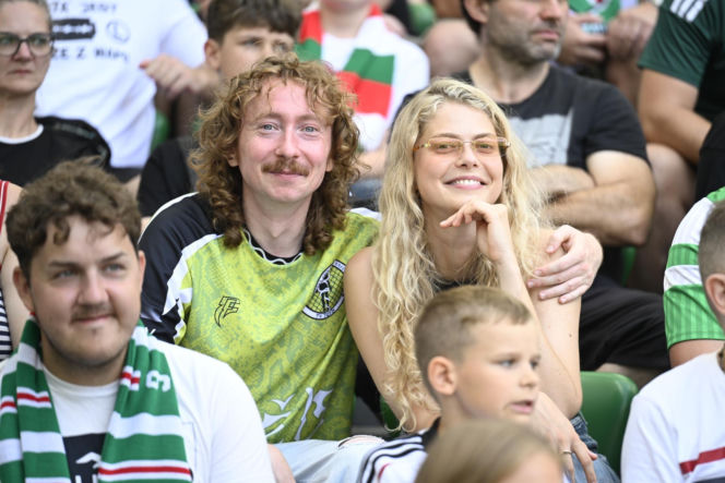 Legia Warszawa - Zagłębie Lubin: Zdjęcia kibiców