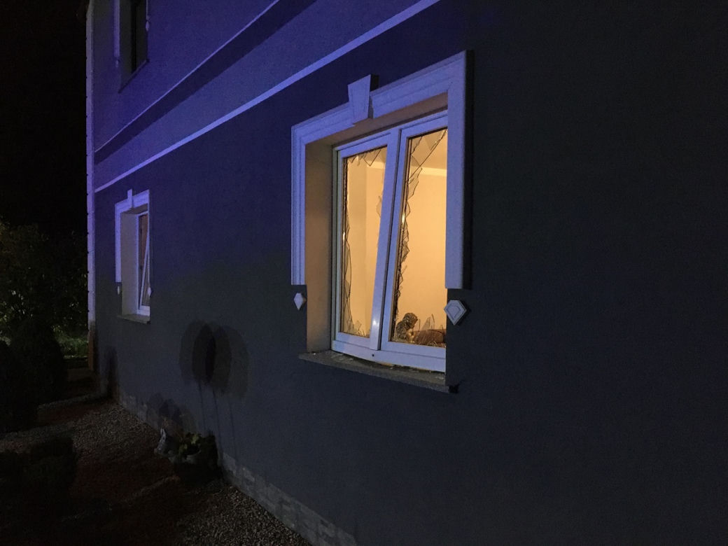 Mrocza: Wybuch gazu w domu jednorodzinnym