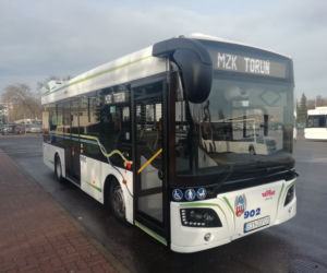 MZK w Toruniu testuje zupełnie nowy autobus! Nowatorskie rozwiązania!
