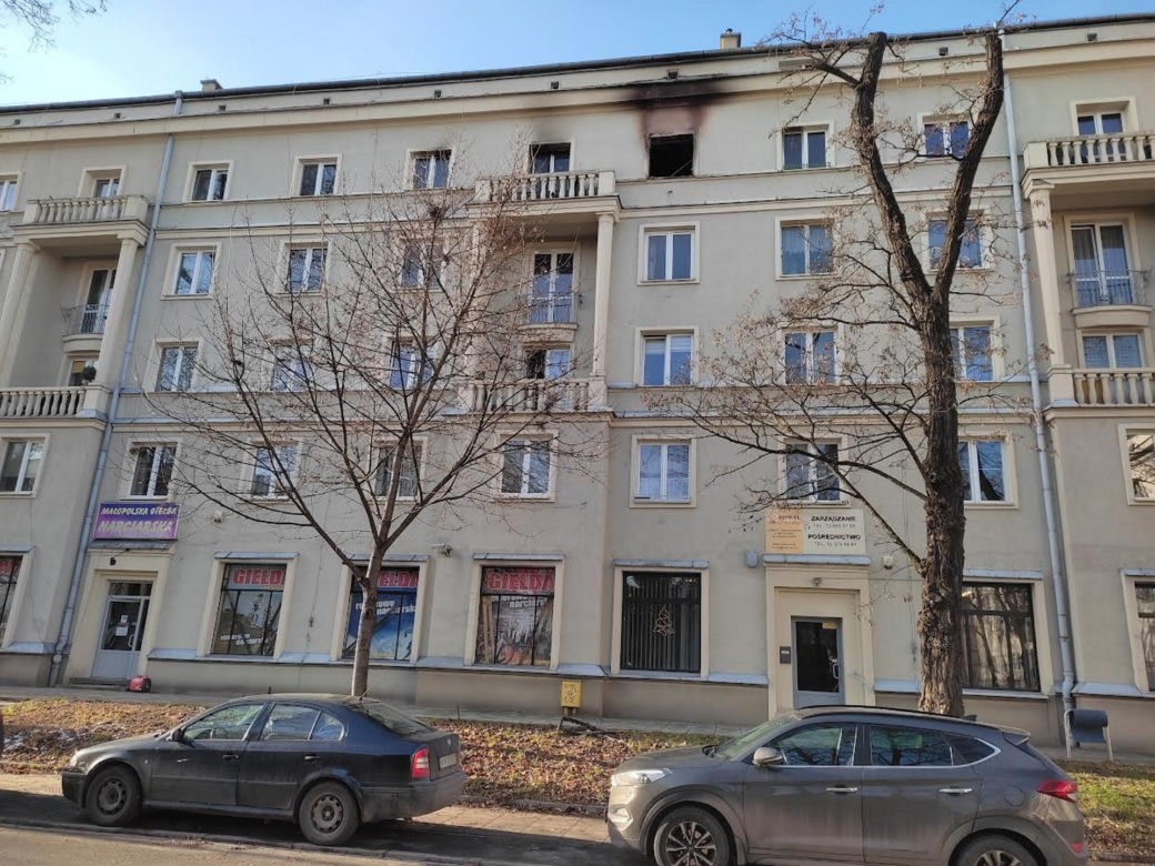 Dramatyczny pożar w Nowej Hucie
