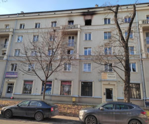 Dramatyczny pożar w Nowej Hucie