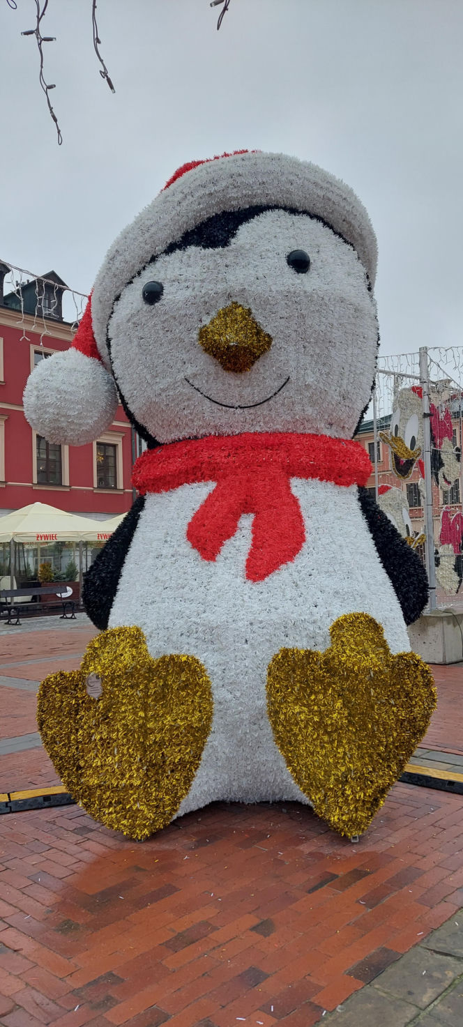 Bajkowa instalacja przed zamojski ratuszem