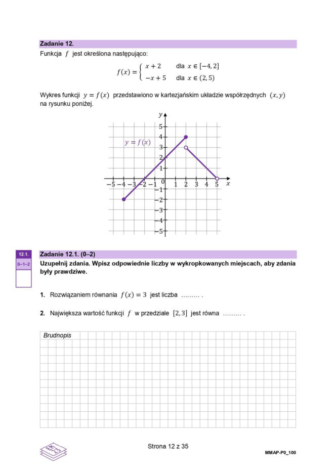 arkusz maturalny CKE - matematyka podstawowa