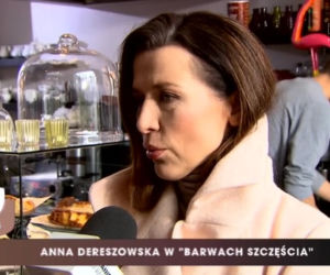 Katarzyna Herman na planie serialu Barwy szczęścia