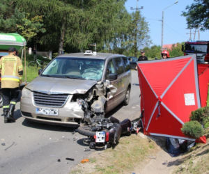 Śmiertelny wypadek z udziałem motocyklisty w Sanoku