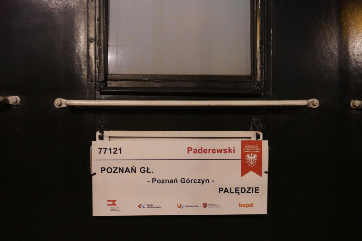 Inscenizacja przyjazdu Ignacego Paderewskiego do Poznania w przeddzień rocznicy wybuchu Powstania Wielkopolskiego