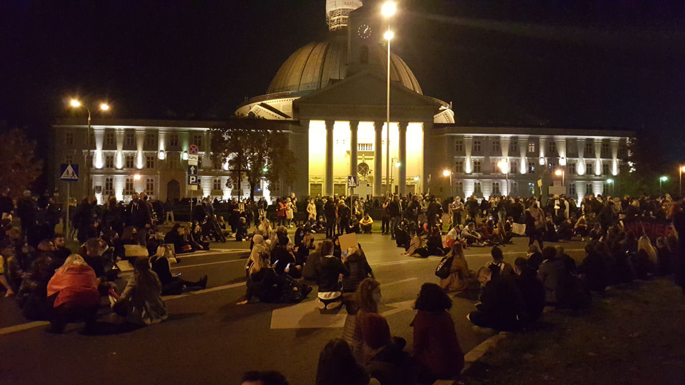 Protest w centrum Bydgoszczy