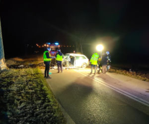 Koszmarny wypadek koło Żnina. Nie żyje kierowca audi