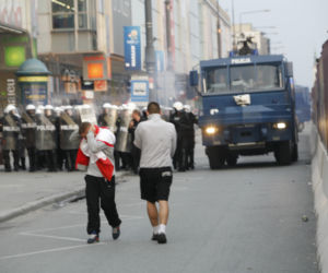 ZAMIESZKI KIBICÓW: strefa kibica w WARSZAWIE przed meczem POLSKA-ROSJA - ZDJĘCIA