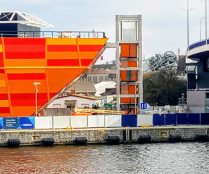 Budowa Morskiego Centrum Nauki w Szczecinie - kwiecień 2021