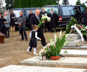 Pogrzeb Michała i Hanny, którzy spadli z klifu na na przylądku Cabo da Roca w Portugalii