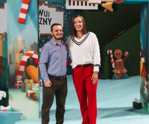 Iga Świątek bawiła się z dziećmi LEGO