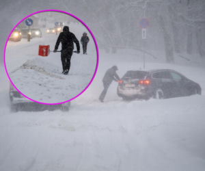 Zima uderzyła z pełną siłą. Śnieżyce na północy kraju. Sypie, że świata nie widać