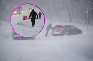 Zima uderzyła z pełną siłą. Śnieżyce na północy kraju. Sypie, że świata nie widać