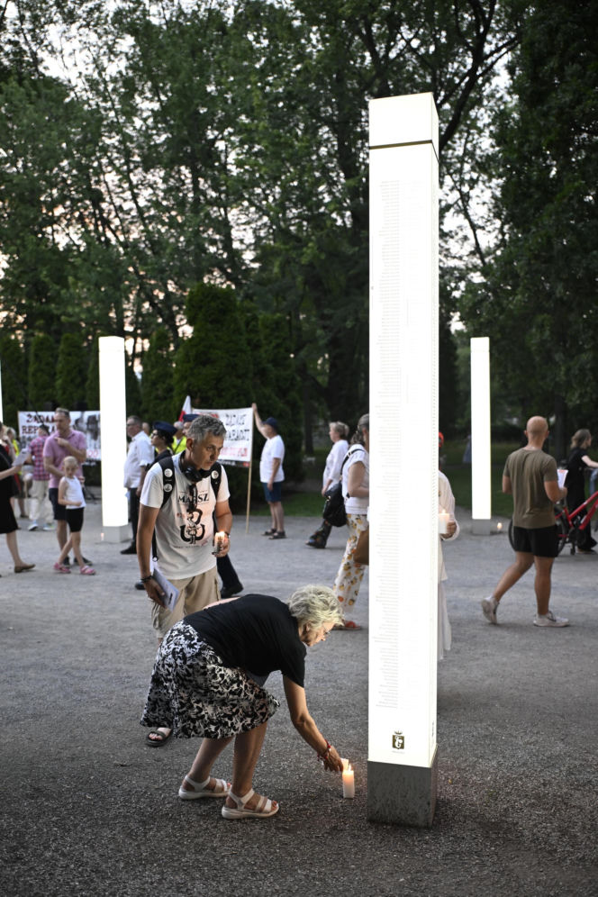 Uroczystości ku czci ofiar Rzezi Woli na Cmentarzu Powstańców Warszawy