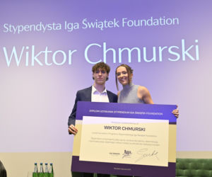 Iga Świątek rozdała stypendia