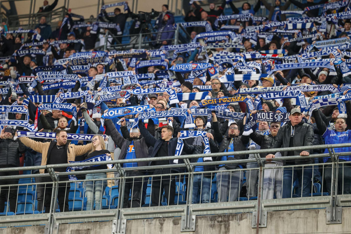 Lech Poznań - Raków Częstochowa: Zdjęcia kibiców z meczu 23. kolejki PKO BP Ekstraklasy