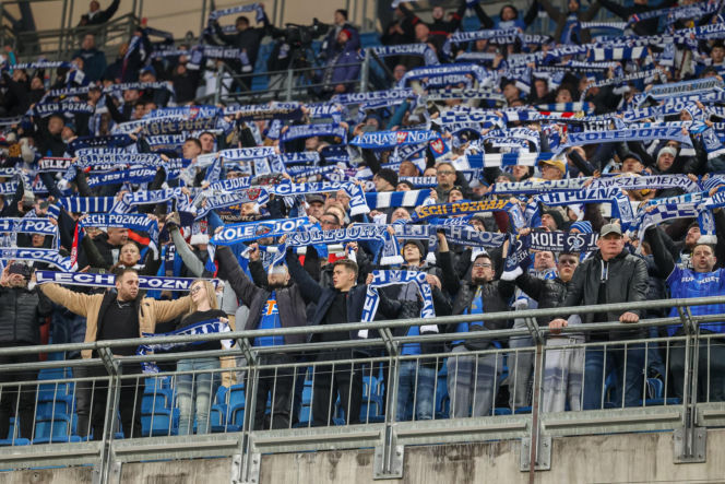 Lech Poznań - Raków Częstochowa: Zdjęcia kibiców z meczu 23. kolejki PKO BP Ekstraklasy