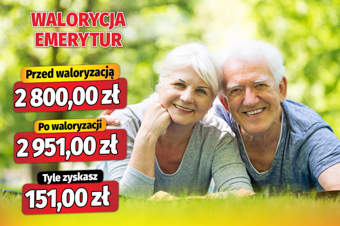 Waloryzacja emerytur 5,39 proc.