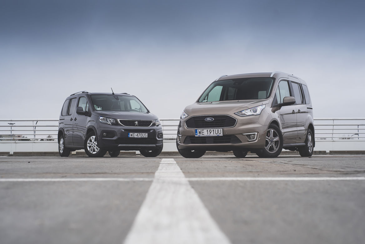Peugeot Rifter Allure 1.5 D 130 KM MT6 vs. Ford Turneo Connect Titanium 1.5 D 120 KM AT8