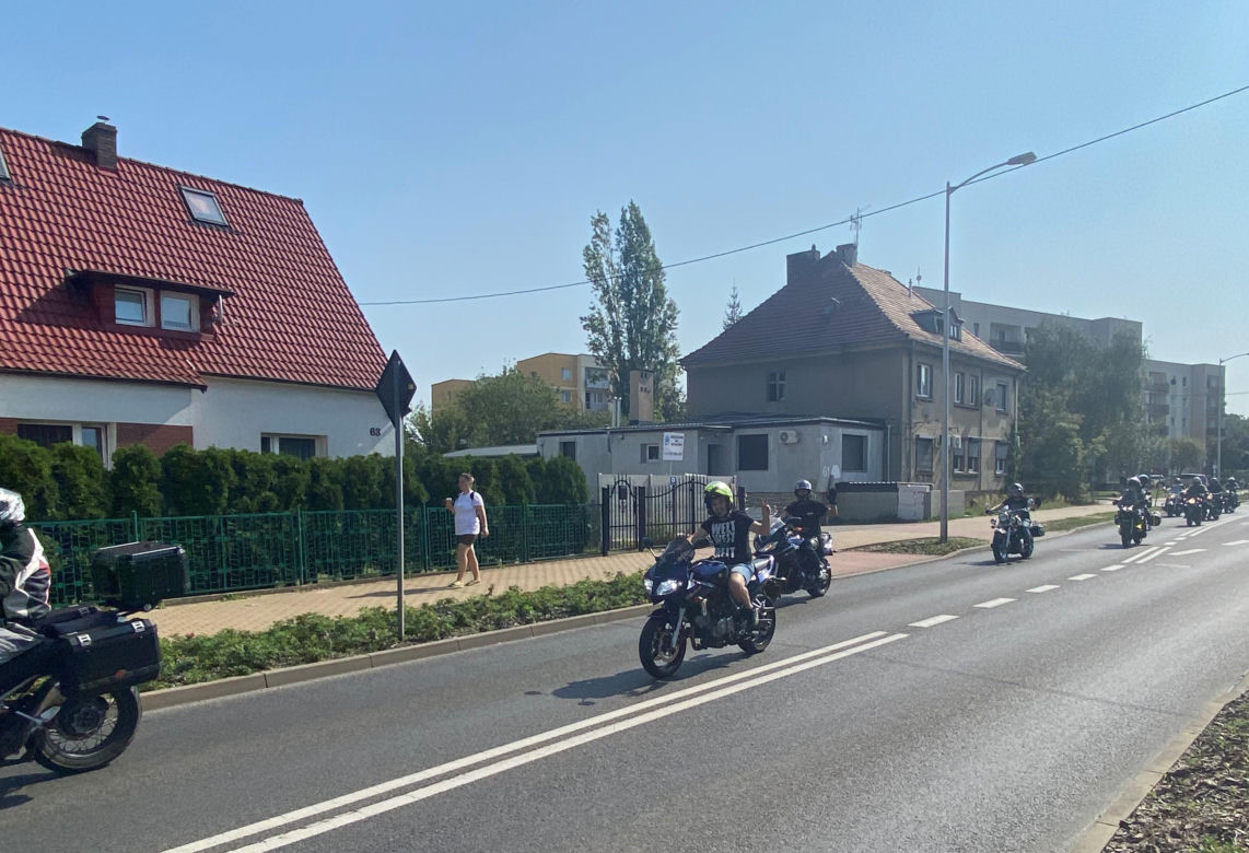 Winobraniowa parada motocyklowa przejechała ulicami Zielonej Góry