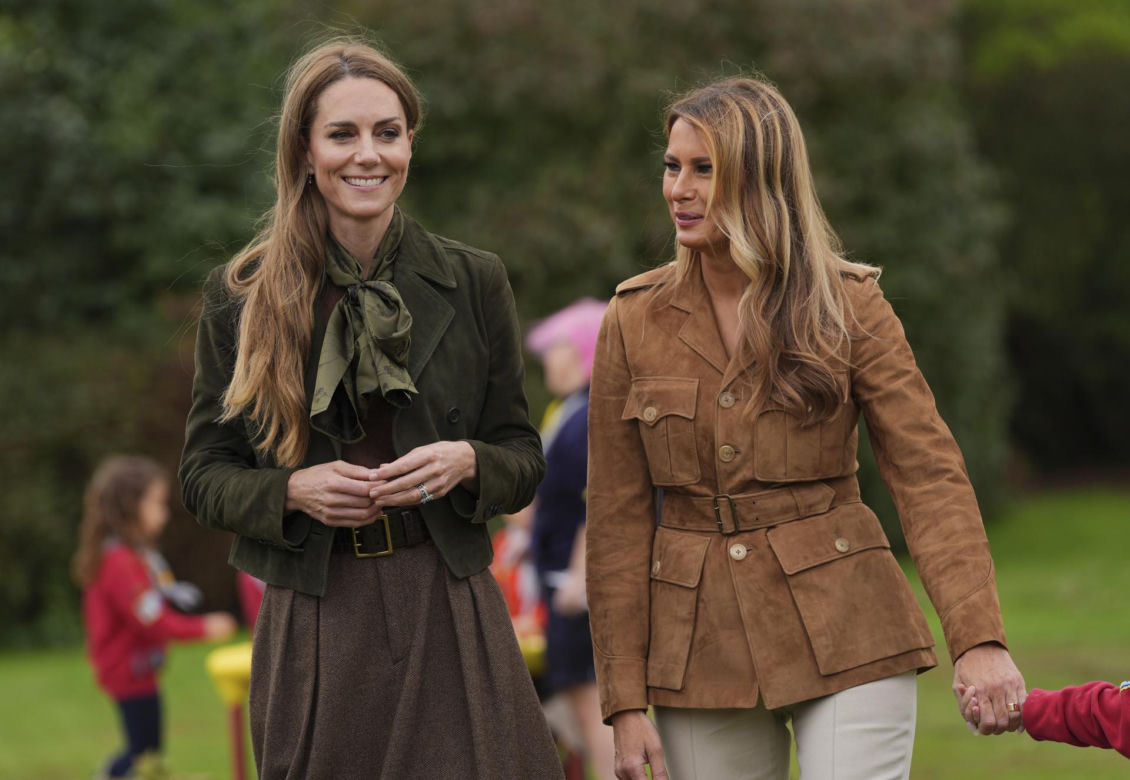 Pierwsza Dama USA w Windsorze spotkała się z królową Kamilą i księżną Kate