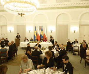 Obiad na cześć szwedzkiej pary królewskiej