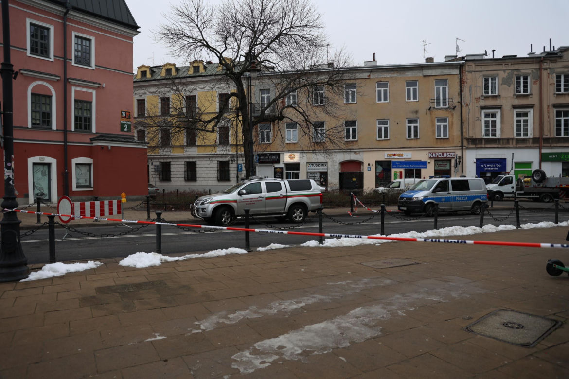 Wznowiono prace przy rozbiórce kamienicy po katastrofie budowlanej w Lublinie