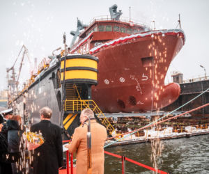 Przyszły ORP „Henryk Zygalski” zwodowany