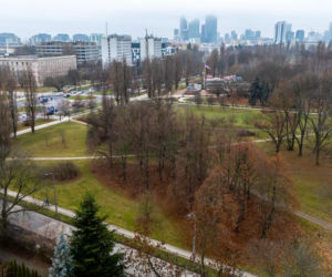 Przyszła trasa tramwaju wzdłuż Pola Mokotowskiego w Warszawie