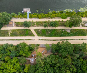 Park Żerański z lotu ptaka