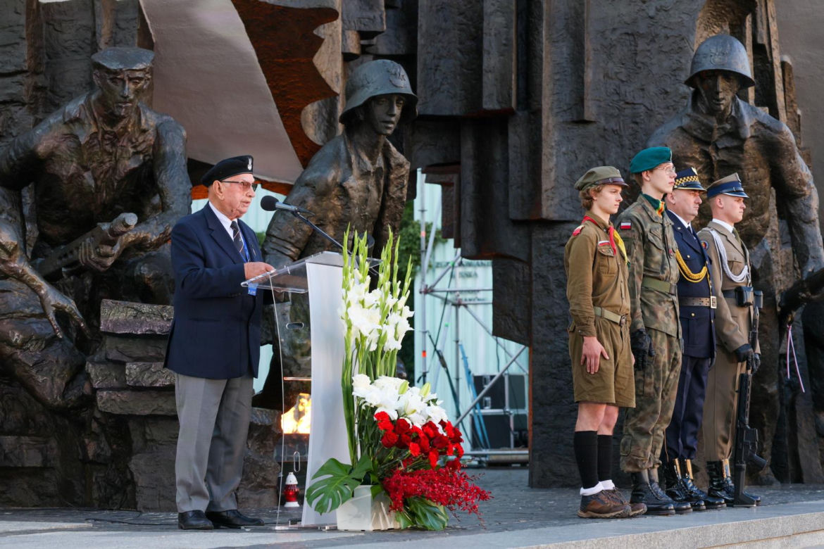 81. rocznica Powstania Warszawskiego. Uroczystość na pl. Krasińskich (31.07.2025)