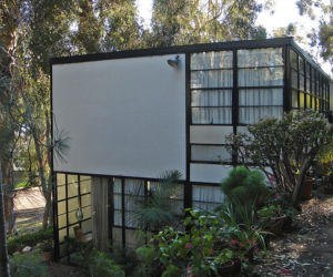 The Eames House – widok od boku. 