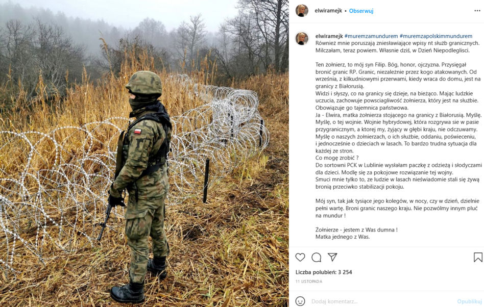 Elwira Mejk spędzi wigilię bez syna