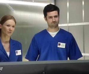 Na dobre i na złe odc. 560. Wiktoria Consalida (Katarzyna Dąbrowska), Adam Krajewski (Grzegorz Daukszewicz),