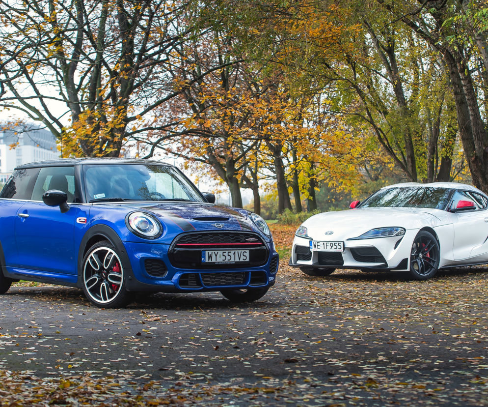 MINI Cooper John Cooper Works 2.0 8AT vs. Toyota GR Supra 2.0 AT8