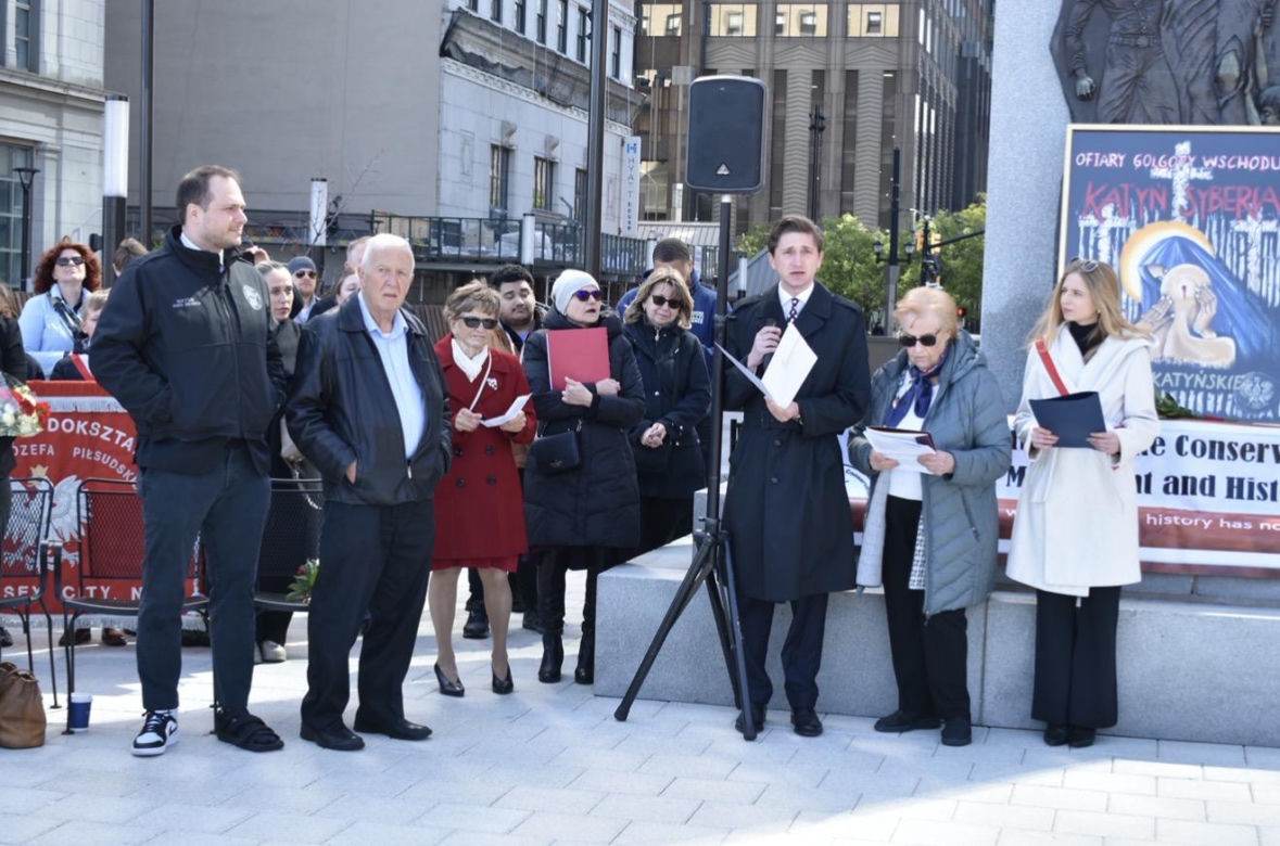 Uroczystości rocznicowe pod Pomnikiem Katyńskim w Jersey City 2026