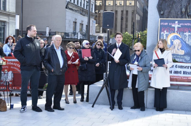 Uroczystości rocznicowe pod Pomnikiem Katyńskim w Jersey City 2026