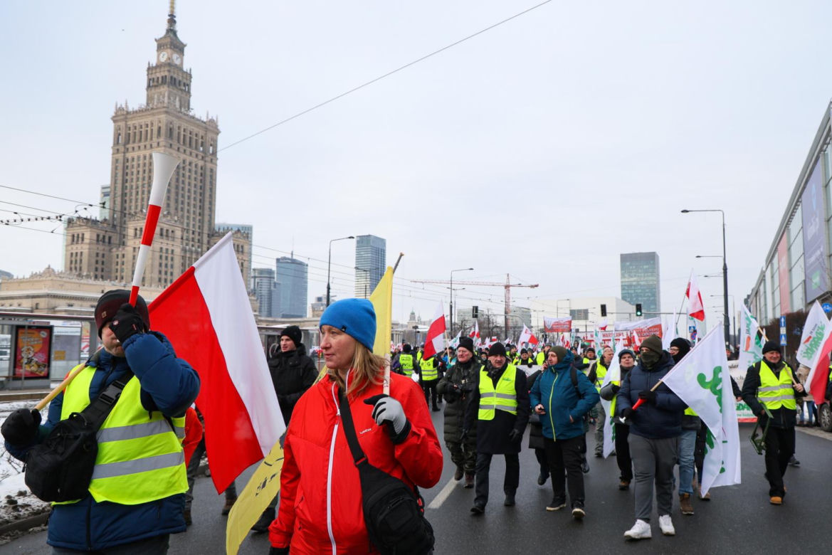 Protest rolników w Warszawie (9.01.2026)