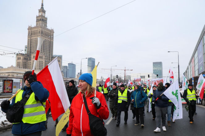 Protest rolników w Warszawie (9.01.2026)