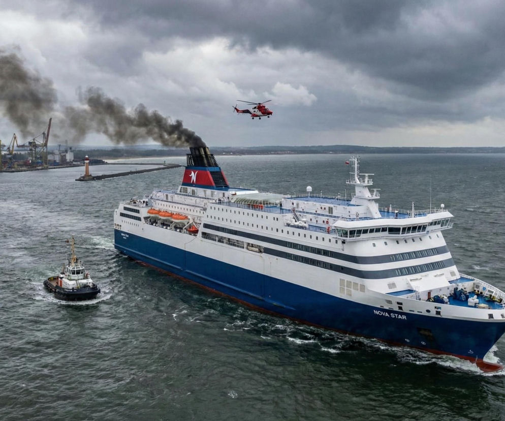 Awaria silnika na Bałtyku: prom Nova Star zawrócony do portu