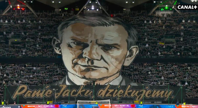 Legia Warszawa żegna Jacka Magierę. Trybuny zapłonęły przed meczem z Górnikiem