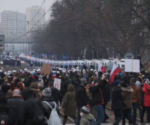 Dom Jarosława Kaczyńskiego otoczony jak twierdza