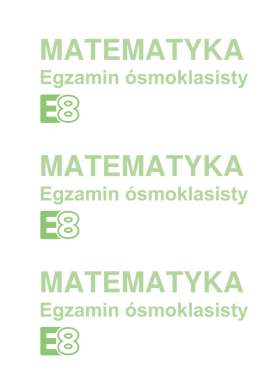 Próbny egzamin ósmoklasisty 2024 - MATEMATYKA