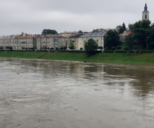 Podwyższony stan wody na Sanie