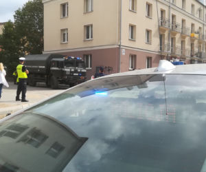 Białystok. Niewybuch na ul. Jurowieckiej
