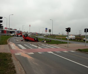 Dachowanie na Al. Marszałka Józefa Piłsudskiego