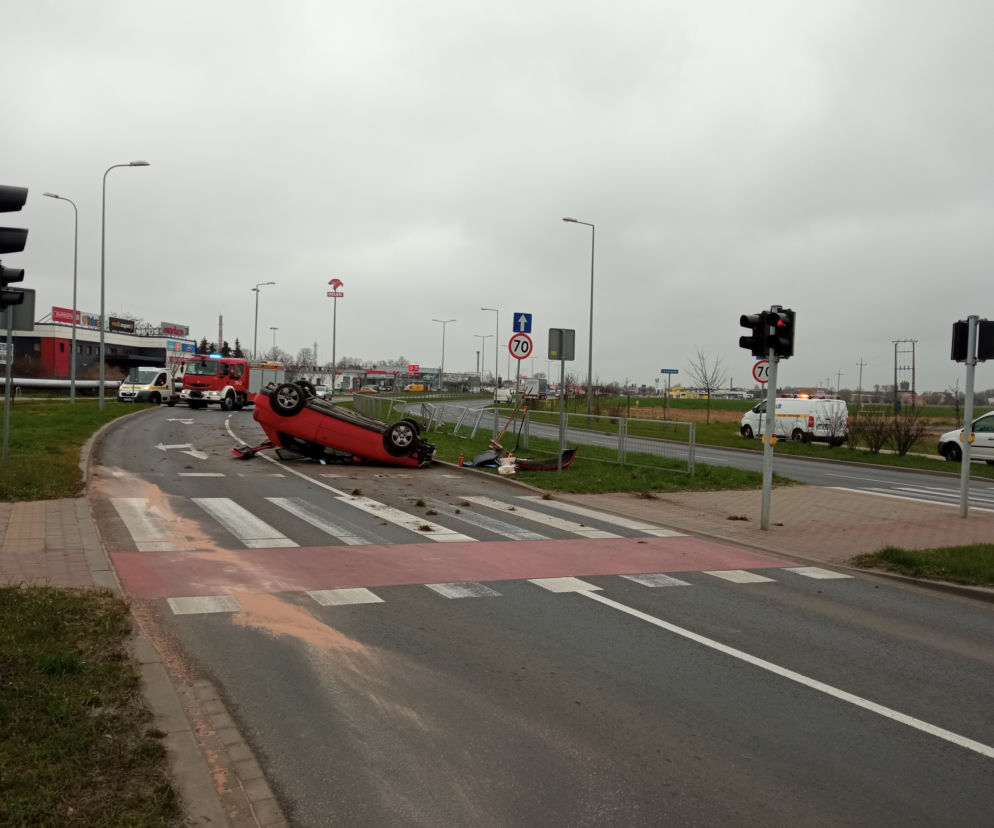 Dachowanie na Al. Marszałka Józefa Piłsudskiego