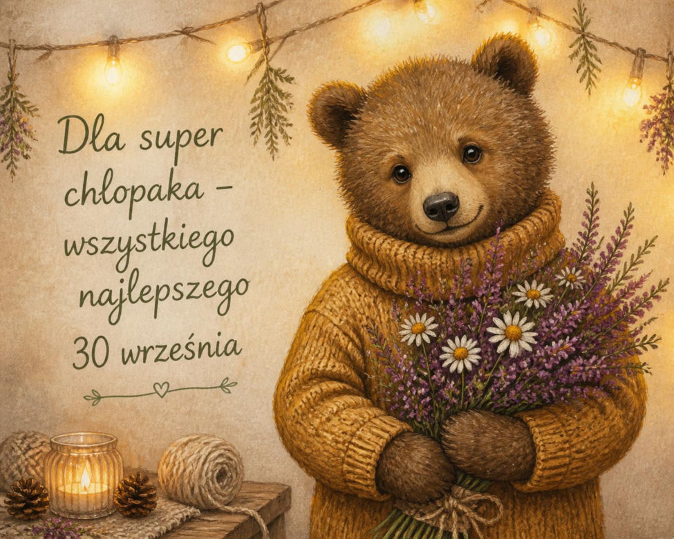 Kartka z życzeniami na Dzień Chłopaka