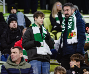 Lechia Gdańsk - Górnik Zabrze, zdjęcia kibiców i zawodników z meczu 18, kolejki PKO BP Ekstraklasy